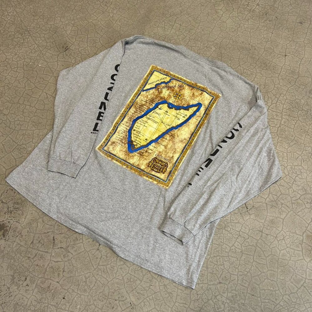 Grey Cozumel Mexico Scuba Long Sleeve